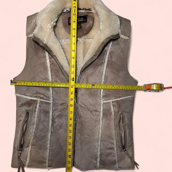 Tan and cream faux shearling - Picture 4 of 4